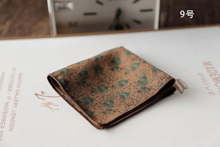 Korean Retro Geometric Pocket Square