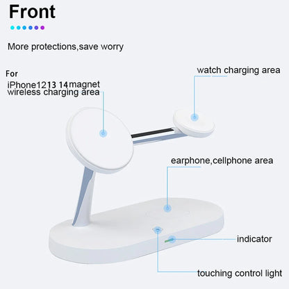 3-in-1 Magnetic Wireless Charging Station