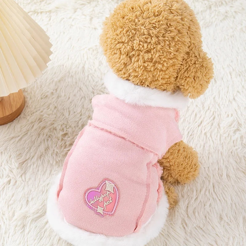 Winter Warm Fleece Pet Jacket for Dogs & Cats