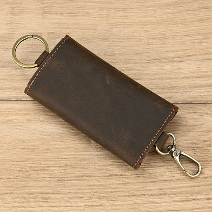 Genuine Leather Key Organizer Case