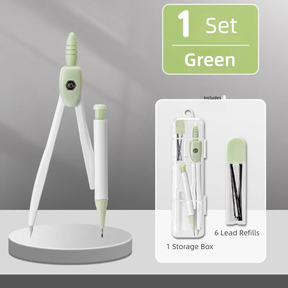 Transparent Geometry Ruler Set