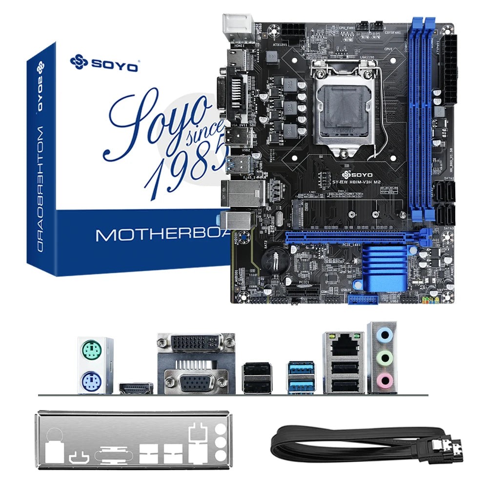 SOYO H81 LGA 1150 DDR3 Micro-ATX Motherboard