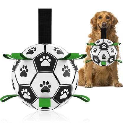 Dog Soccer Ball with Straps