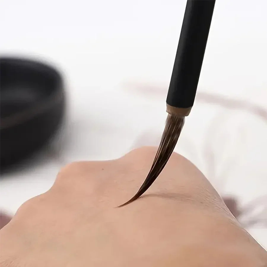 Professional Weasel & Stone Badger Hair Fine Line Painting Brushes