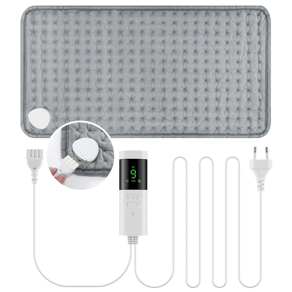 Adjustable Heated Therapy Pad with 9 Heat Levels & Timer