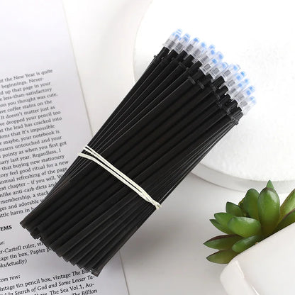100-Pack 0.5mm Erasable Gel Ink Refills with Bonus Erasers