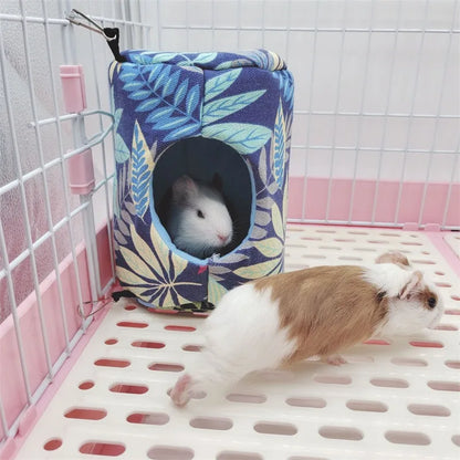 Hamster Hanging House & Soft Cotton Hammock for Small Animals