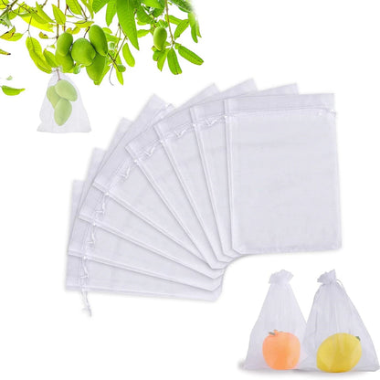 Fruit Protection Mesh Bags with Drawstring