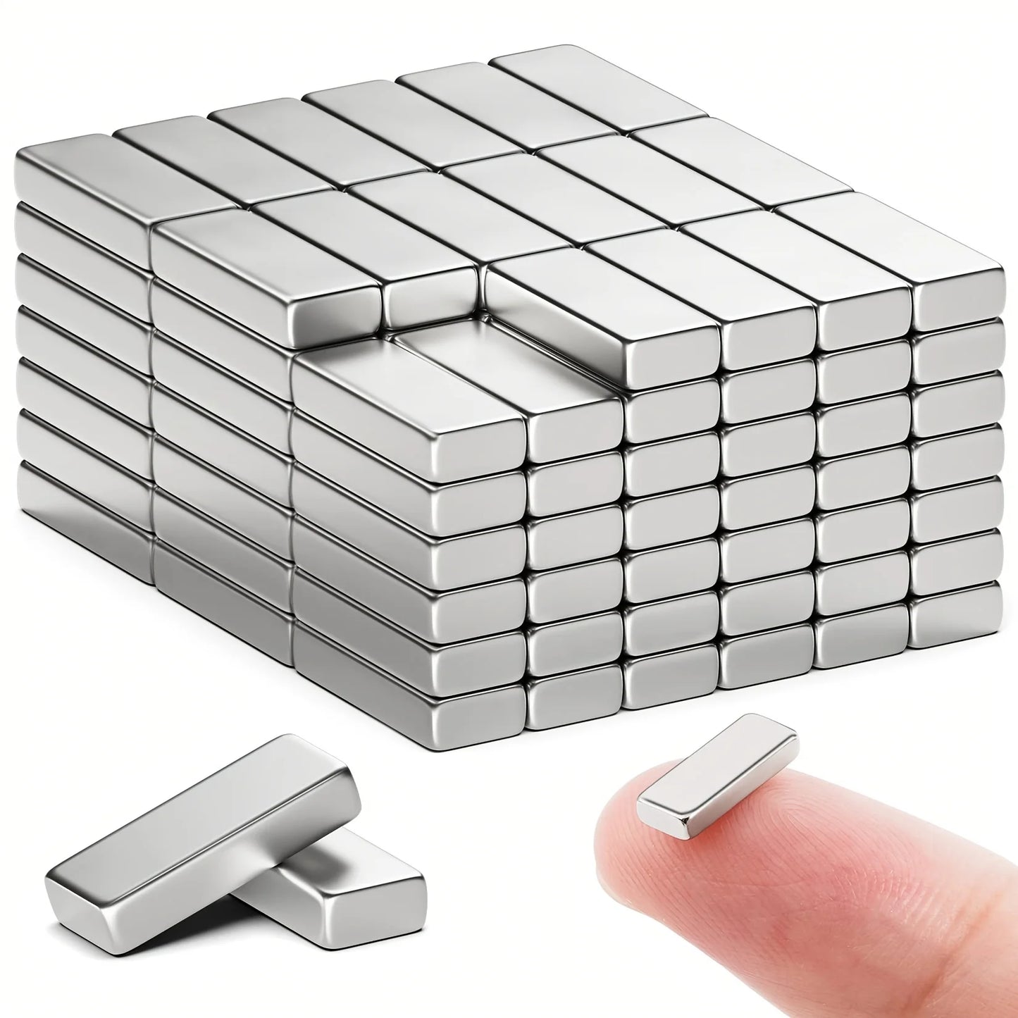 Strong Mini Rare Earth Magnets for Fridge, Crafts & DIY (30/60 Pack)