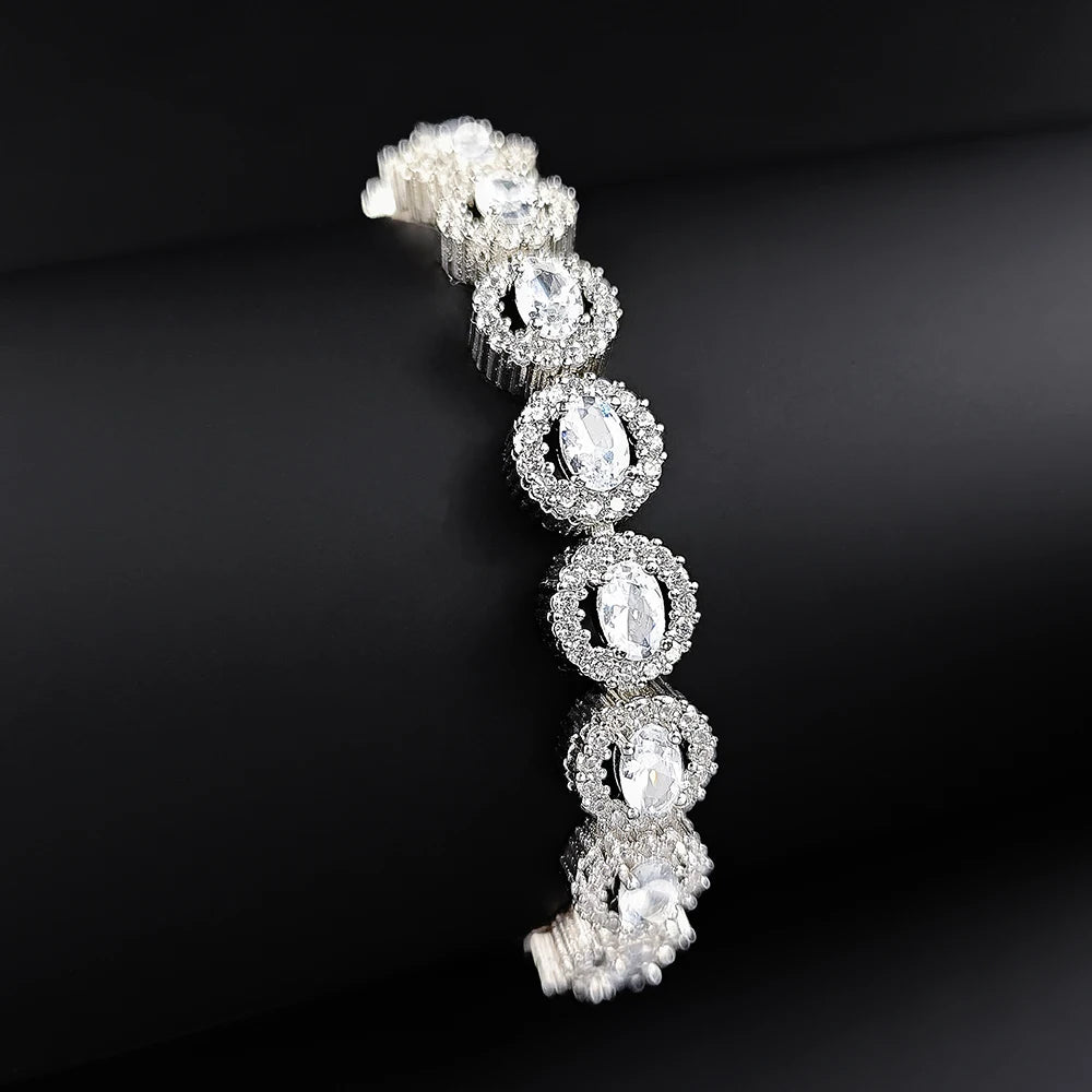 Princess Cubic Zirconia Bracelet