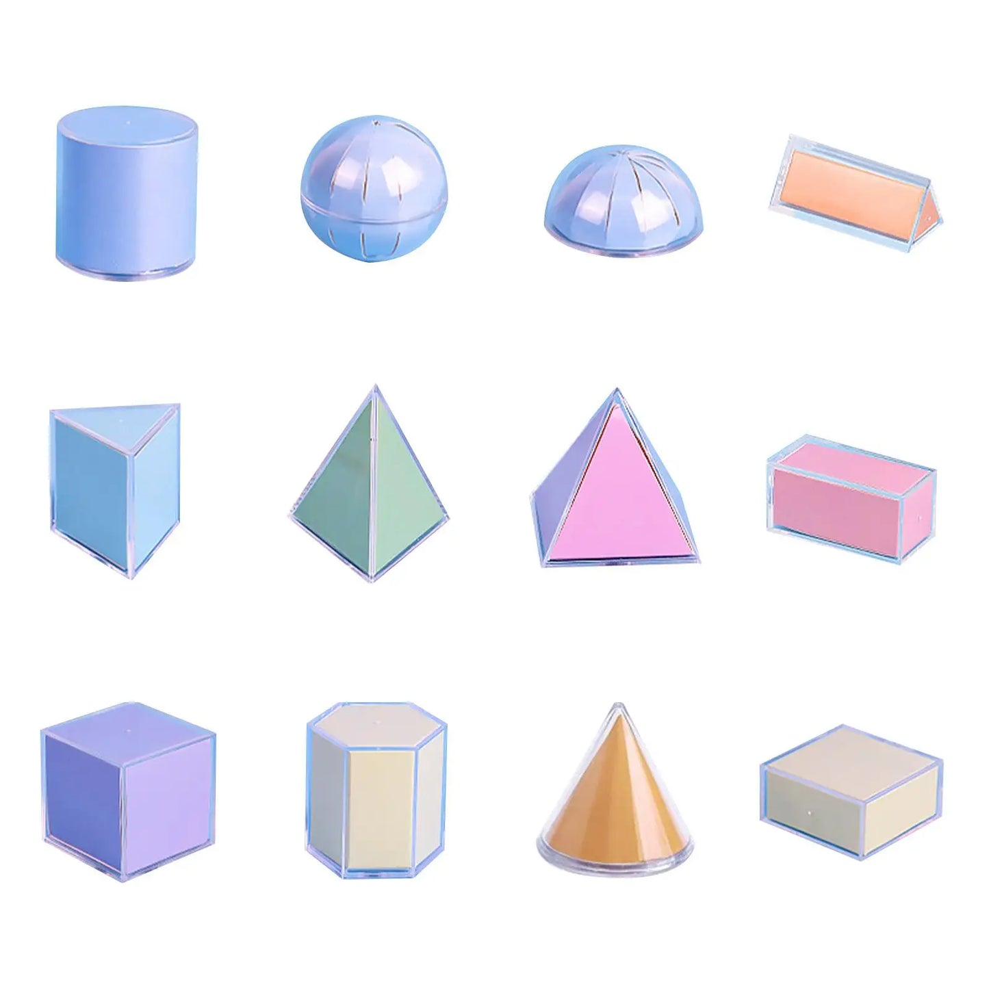 3D Geometric Shapes Learning Set