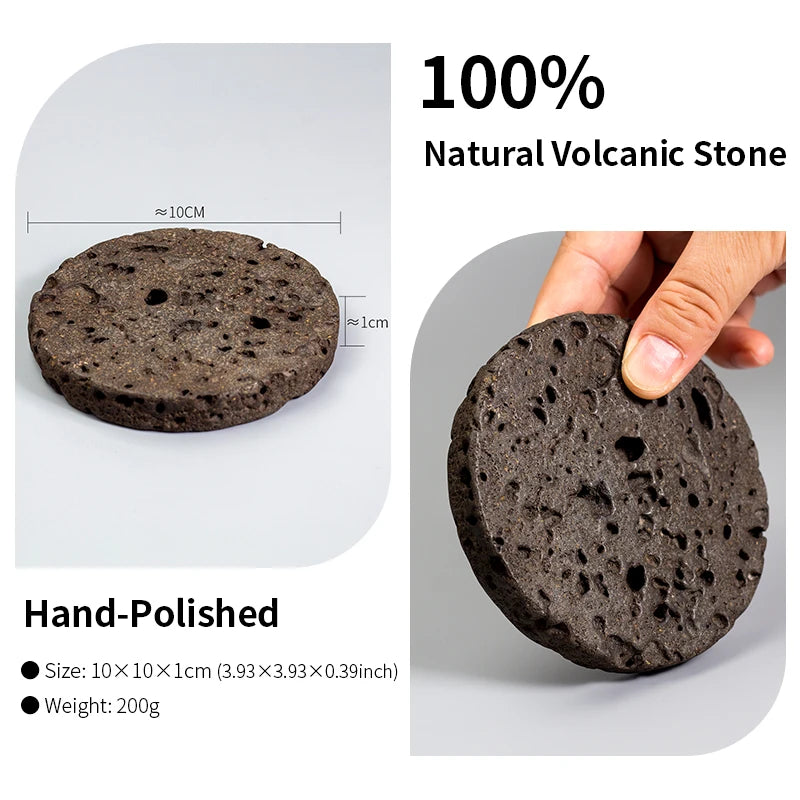 Natural Volcanic Stone Coaster