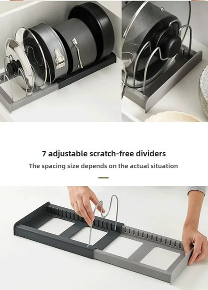 Expandable Pot & Pan Rack