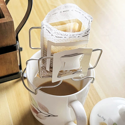 Portable Single-Serve Drip Coffee Filter Bags for Fresh Brew Coffee & Tea