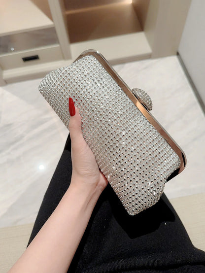 Shiny Rhinestone Evening Bag