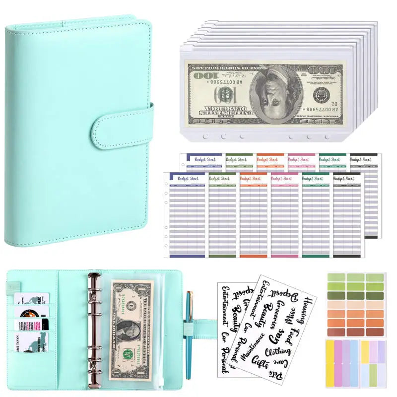 Practical Household Accessory – A6 PU Leather Budget Notebook – pp