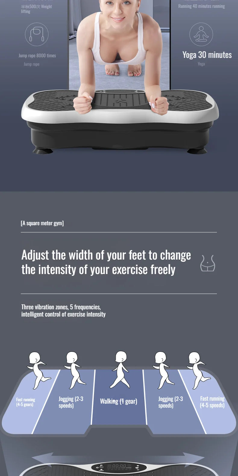 Vibration Fitness Exercise Platform