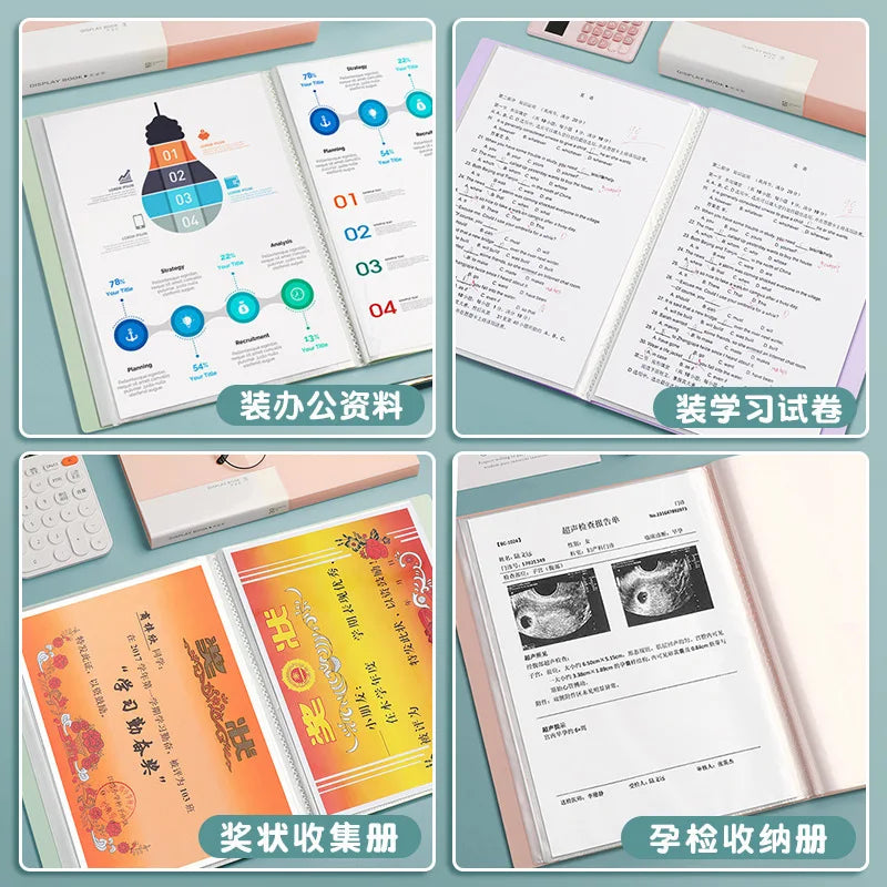 A4 Display Book Document Folder