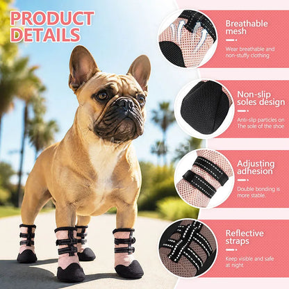 Breathable Anti-Slip Dog Boots