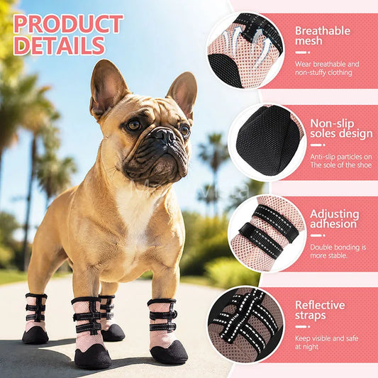 Breathable Anti-Slip Dog Boots