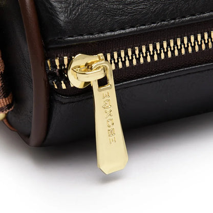 Casual Floral Embossed Leather Crossbody Shoulder Bag