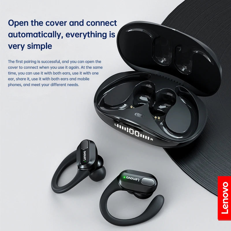 Lenovo XT80 Bluetooth 5.3 Sports Earbuds with Charging Case