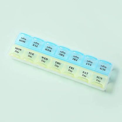 7 Day Pill Organizer Box 28 Compartments