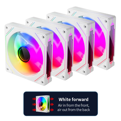 120mm ARGB Infinity Mirror Cooling Fan with PWM Control