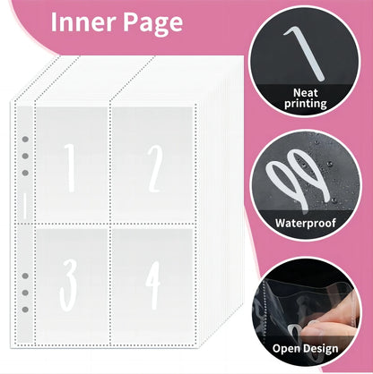 100 Envelope Savings Challenge Binder