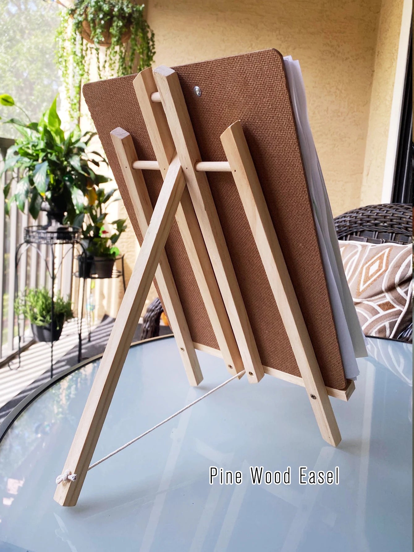 Mini Wooden Tabletop Display Easel