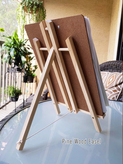 Mini Wooden Tabletop Display Easel