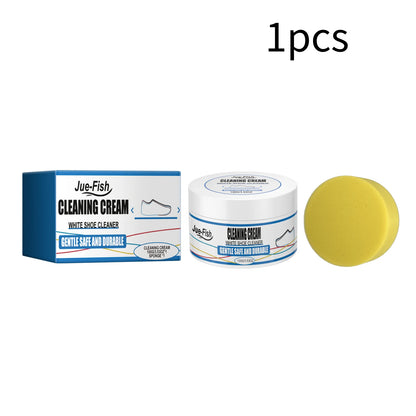 No-Rinse Shoe Cleaning Cream for Sports, Canvas & Synthetic Leather Shoes