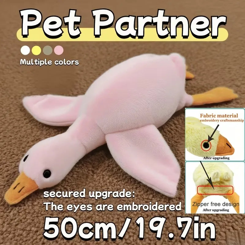 Soft Colorful Duck Plush Pet Toy