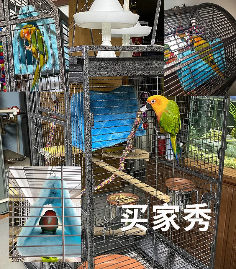 Plush Hanging Bird Tent Bed