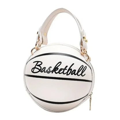 Basketball Round Crossbody Shoulder Bag