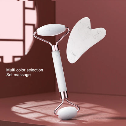 Resin Facial Massage Roller & Scraping Tool Set