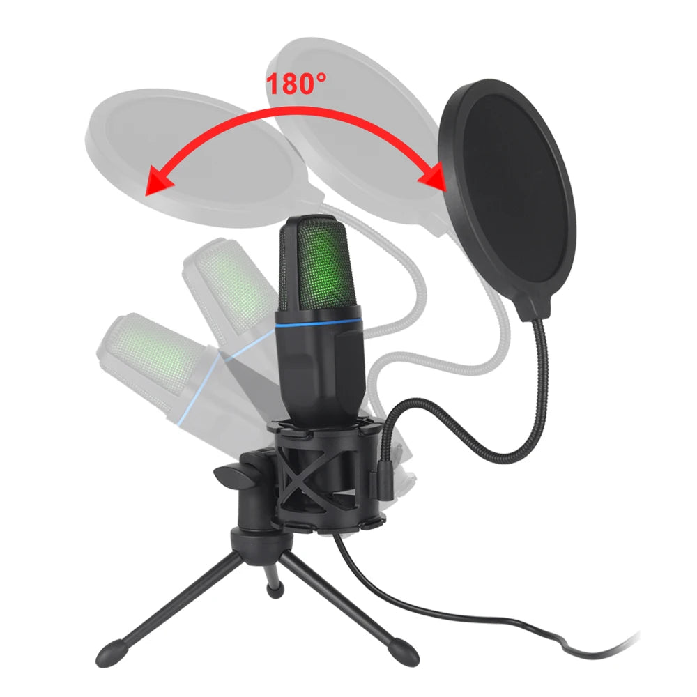 USB Condenser Microphone for Gaming & Streaming