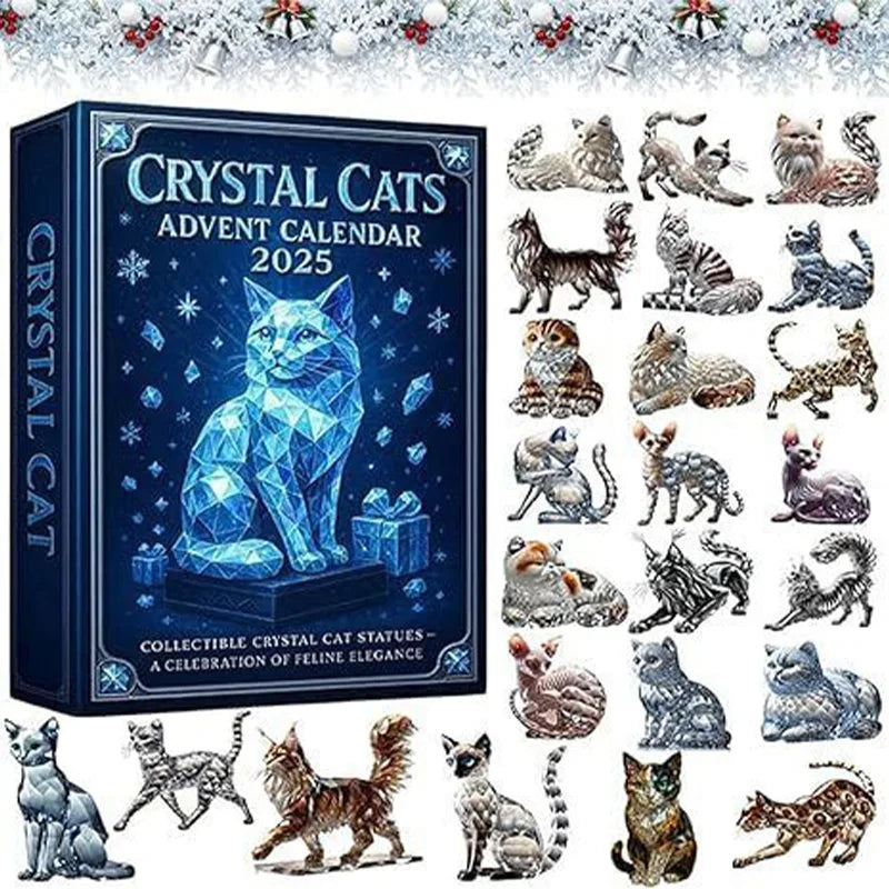Crystal Cat 24-Day Christmas Advent Calendar