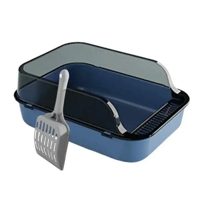 Open Top Cat Litter Box with Scoop