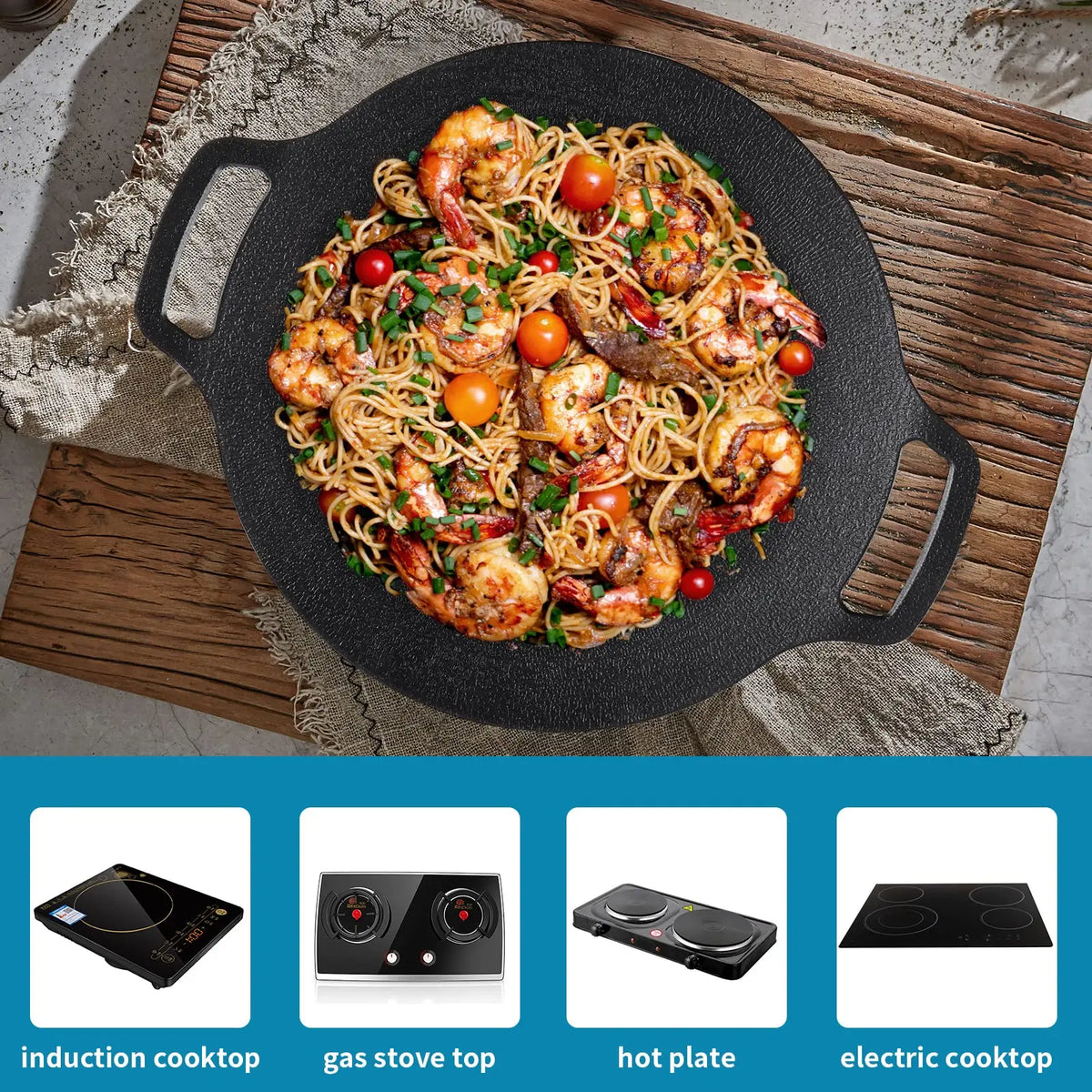 Non-Stick BBQ Grill Pan – Korean Style Barbecue Cooking Plate
