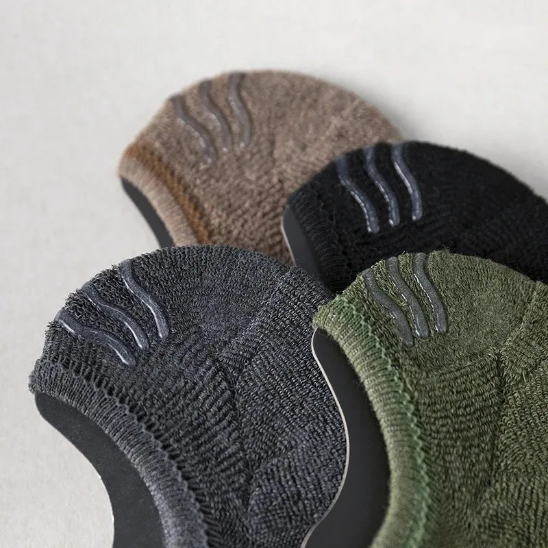 Men’s Cotton Low Cut Socks 5 Pairs