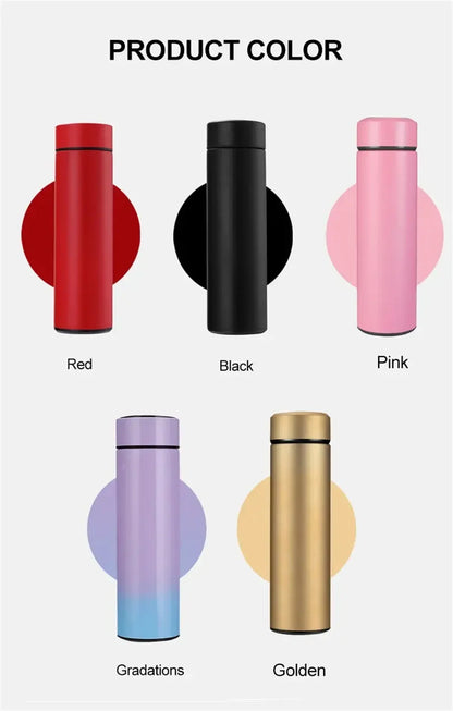 Smart Temperature Display Thermos Bottle