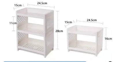 Modern 2-Tier Desk Storage Organizer