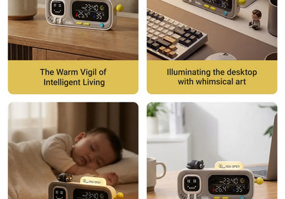 Smart Temperature & Humidity Desk Clock