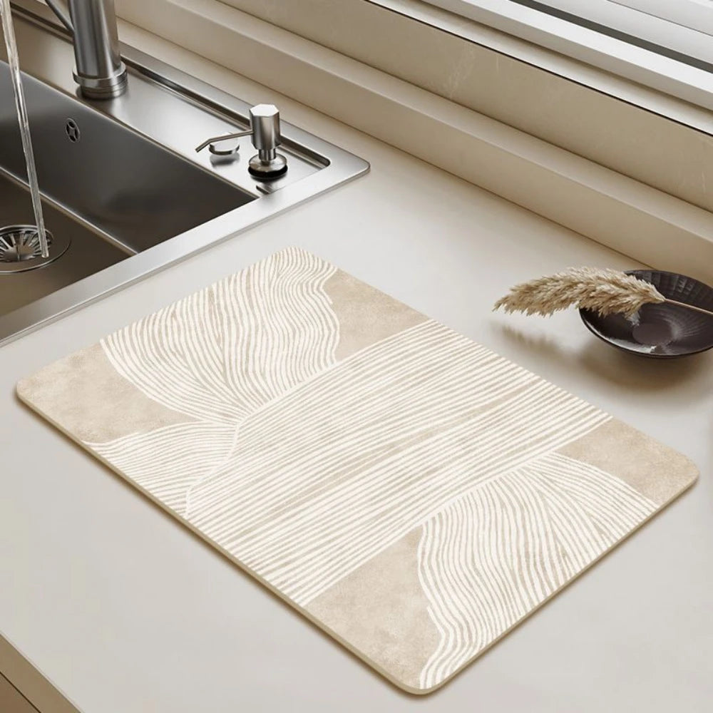 Diatom Mud Kitchen Drying Mat