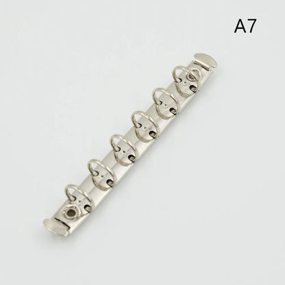 A4 B5 A5 A6 A7 B7 Loose-Leaf Spiral Notebook Metal Clip Ring