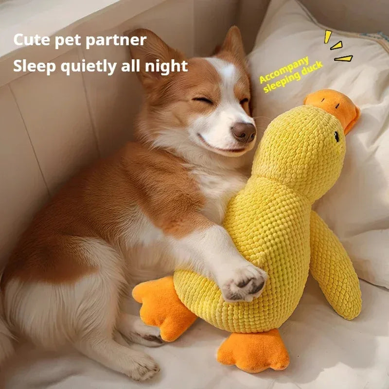 Calming Duck Plush Dog Toy