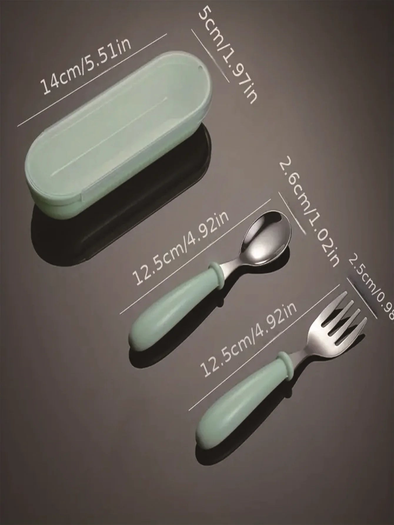 Personalized Kids Cutlery Set with Custom Name