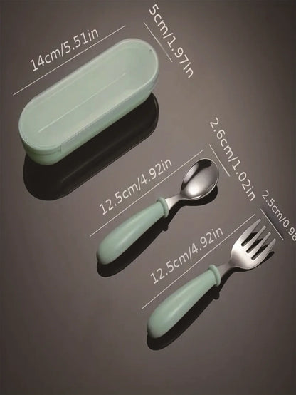 Personalized Kids Cutlery Set with Custom Name