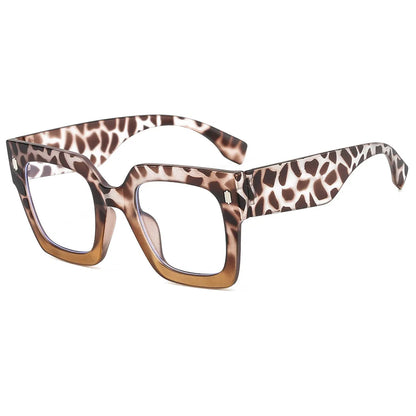 Classic Luxury Brand Designer Big Frame Square Sunglasses